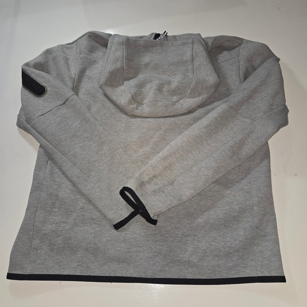 Nike Tech Fleece Full Zip Hoodie Mens Medium Gray Black CU4489-063 - Picture 11 of 11